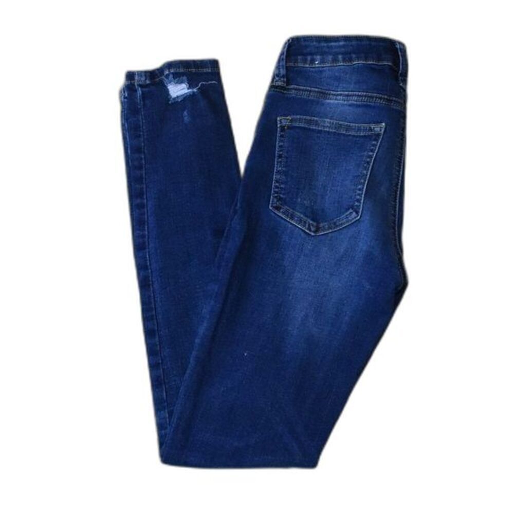 Just USA Jeans Womens Small Size 0 Dark Blue Denim Skinny Ankle
